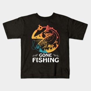 Gone Fishing FanArt Kids T-Shirt